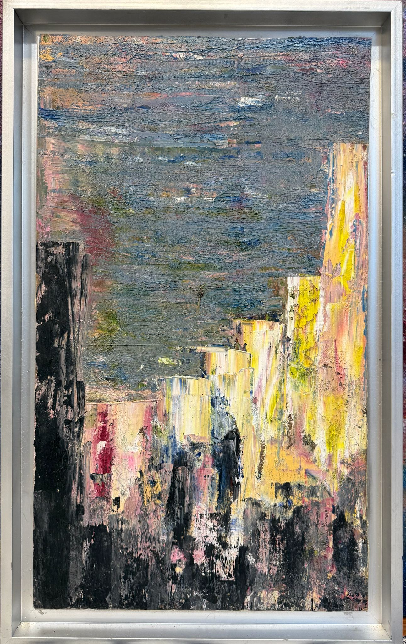 Leia mais sobre o artigo While the Days Slips Away • Oil on Textured Cardboard • 13x23in