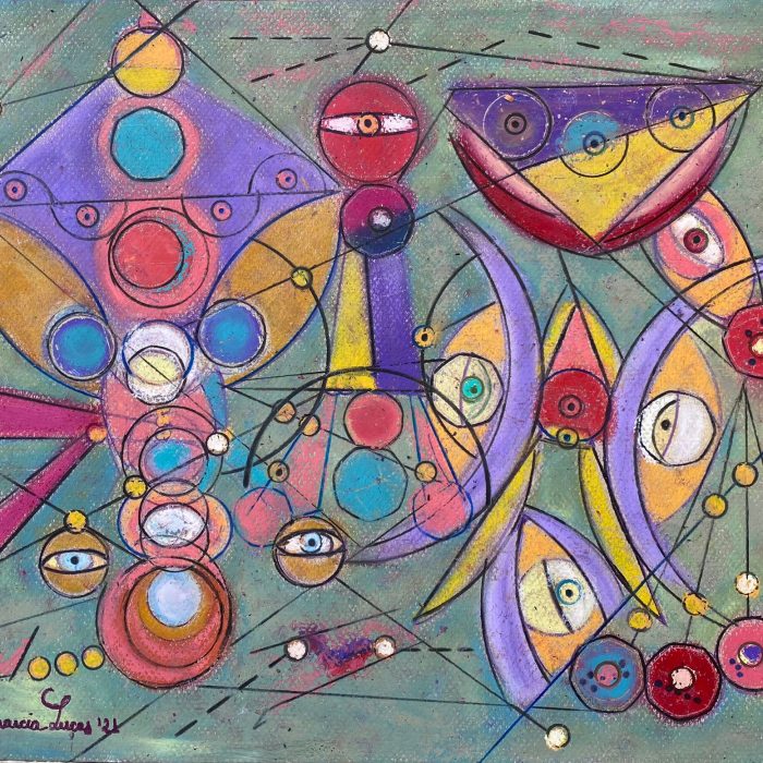 ‘SEE’ • OIL PASTEL • 12x16in