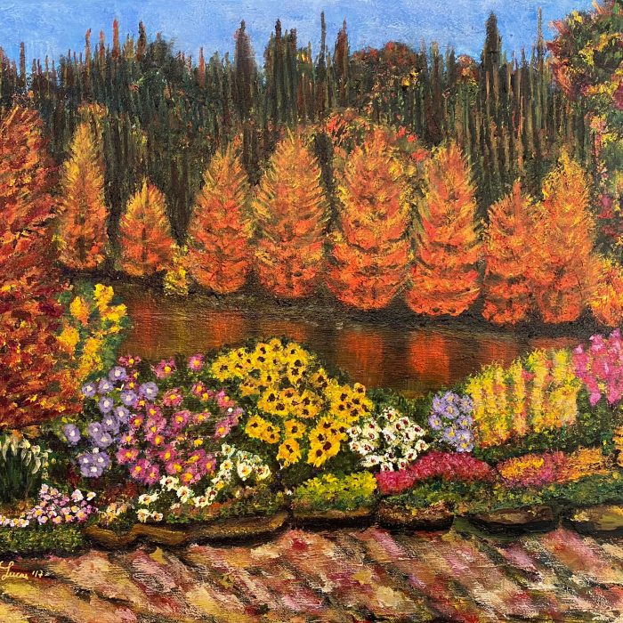 'FALL' • Acrylics • 11X15