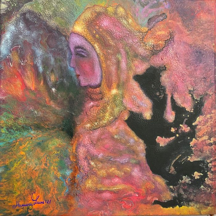 ‘CRYSTAL’ • ACRYLIC • 12x12in