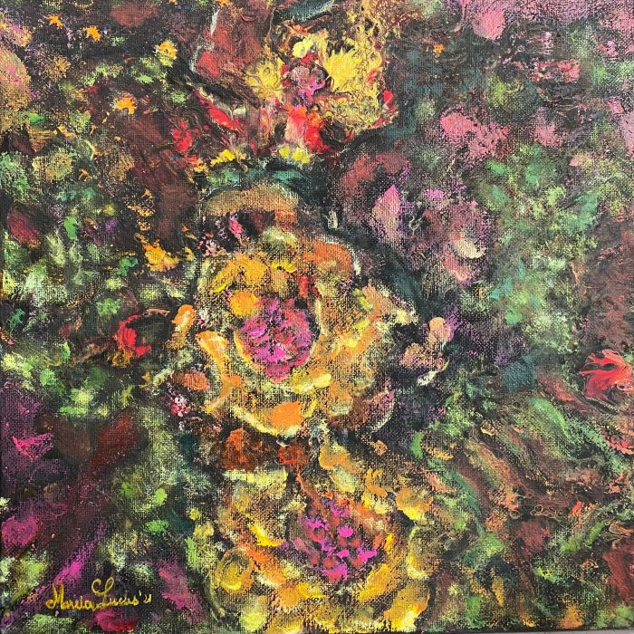 'PETIT JARDIN' • ACRYLIC • 12x12in