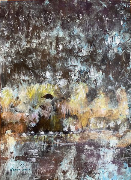 ‘LATE WINTER’ • ACRYLIC • 11x15in