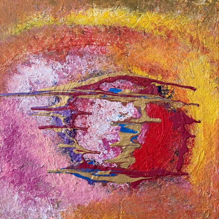 'UNDER THE HAT • ACRYLIC • 16x12in