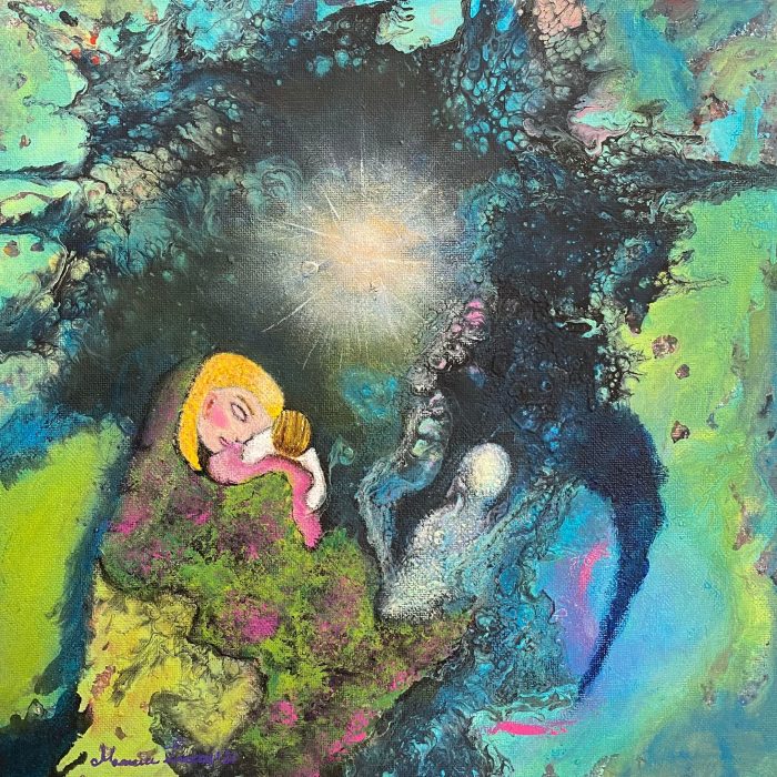 'MOTHER' • ACRYLIC •  12x12in