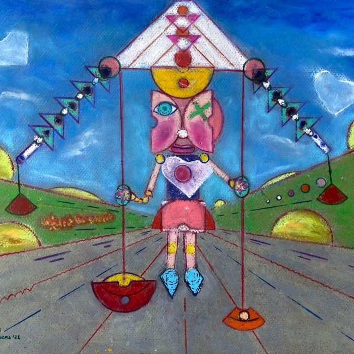 ‘PERSEVERANCE’ • OIL PASTEL • 23x17in