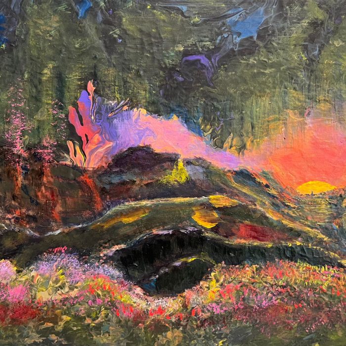 CONTEMPLATING SMELL • 12x16in