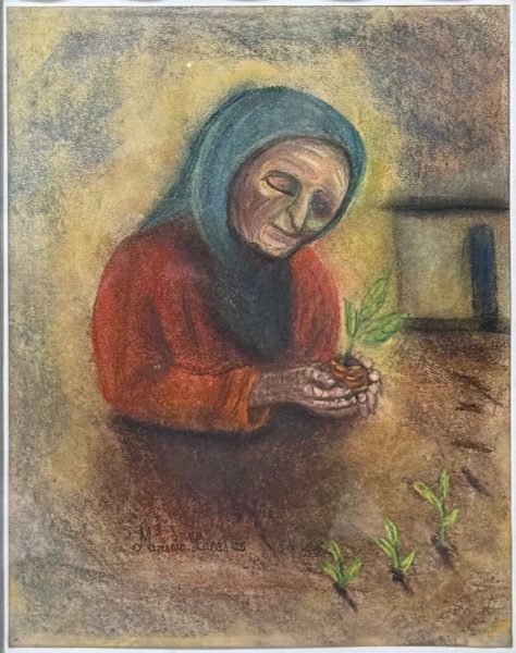 Quiet Miracles - Chalk Pastel on Textured Paper - 12x16in