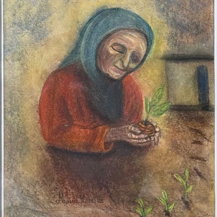 Quiet Miracles - Chalk Pastel on Textured Paper - 12x16in